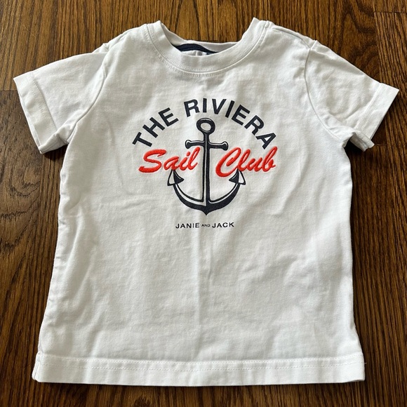 Janie and Jack The Riviera Sail Club shirt and chinos outfit, size 18-24M - Picture 2 of 8